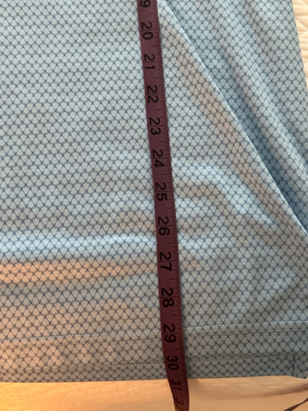 Greg Norman Collection Light Blue Micro-Pattern Polo - Picture 6 of 6